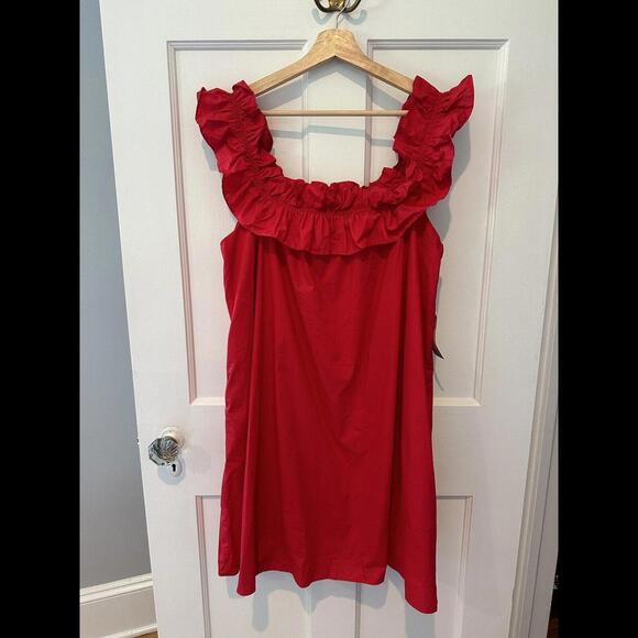 Tuckernuck Hyacinth House Red Maria Mini Dress NWT Extra Large XL - Picture 2 of 5